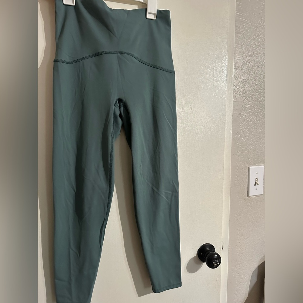 SPANX Teal High-Waisted Leggings